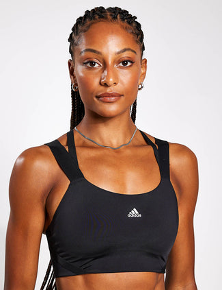 TLRD Impact Training High-Support Strappy Bra - Black/White