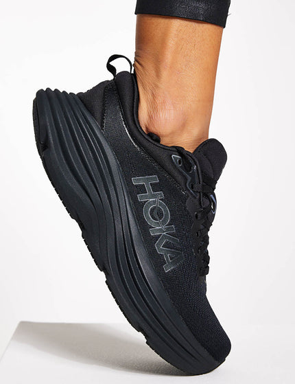 HOKA Bondi 8 - Black/Blackimages2- The Sports Edit