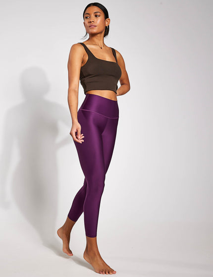 Alo Yoga 7/8 High Waisted Airlift Legging - Dark Plumimages3- The Sports Edit