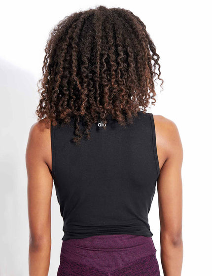 Alo Yoga Cover Tank - Blackimages3- The Sports Edit