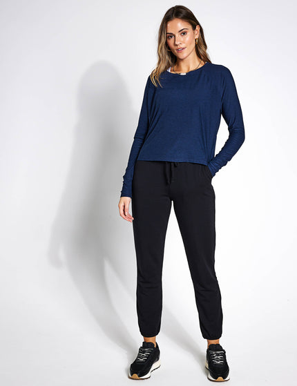 Beyond Yoga Featherweight Daydreamer Pullover - Nocturnal Navyimages3- The Sports Edit
