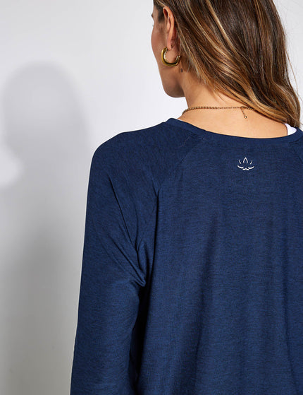 Beyond Yoga Featherweight Daydreamer Pullover - Nocturnal Navyimages4- The Sports Edit
