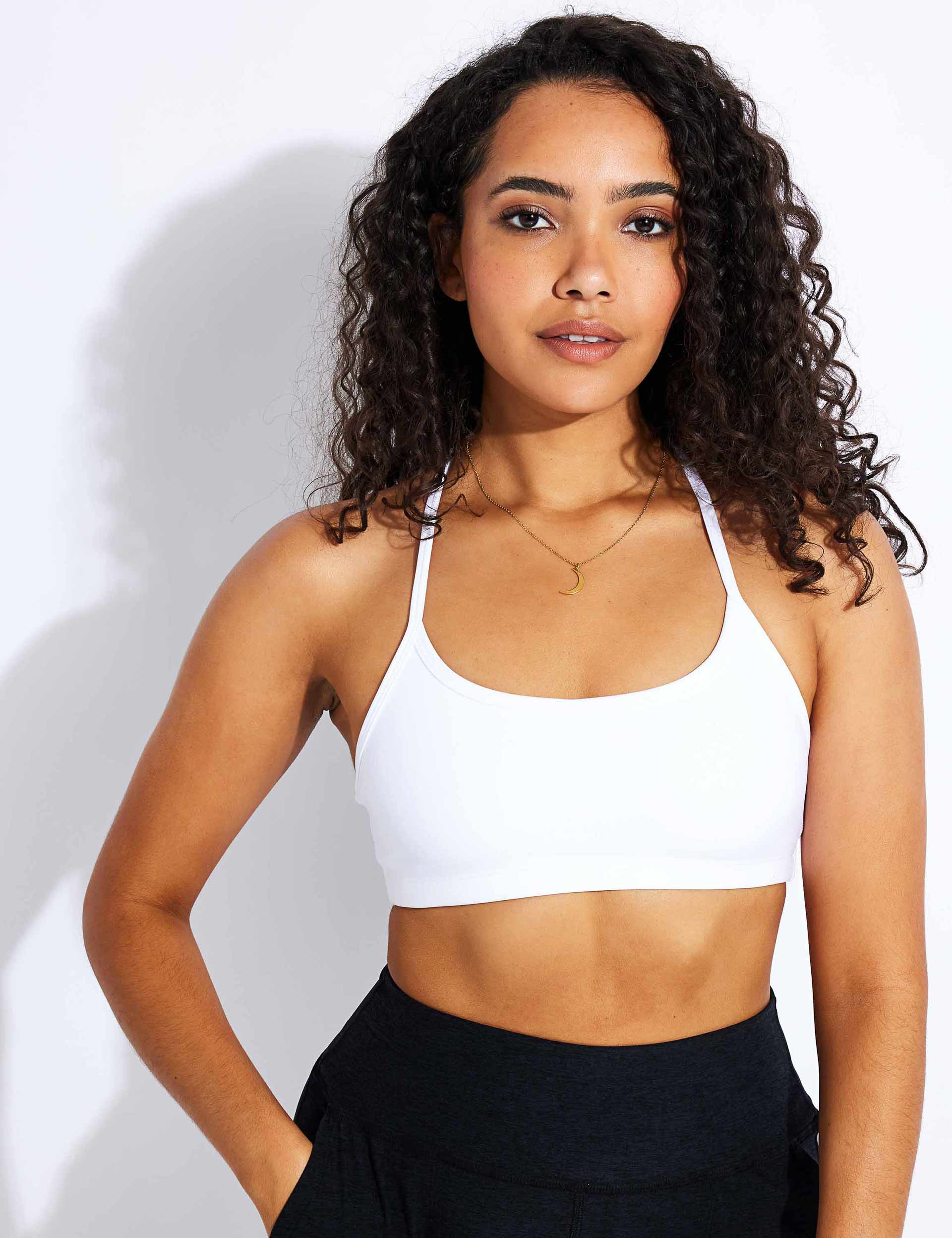 Spacedye Slim Racerback Bra Cloud