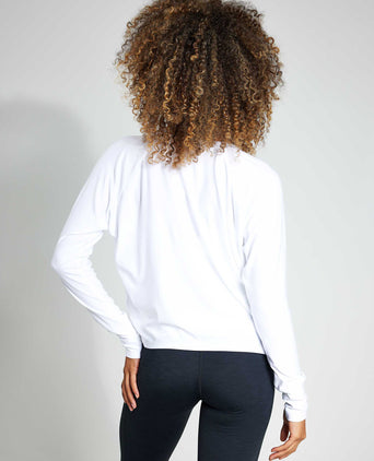 Featherweight Daydreamer Pullover - Cloud White