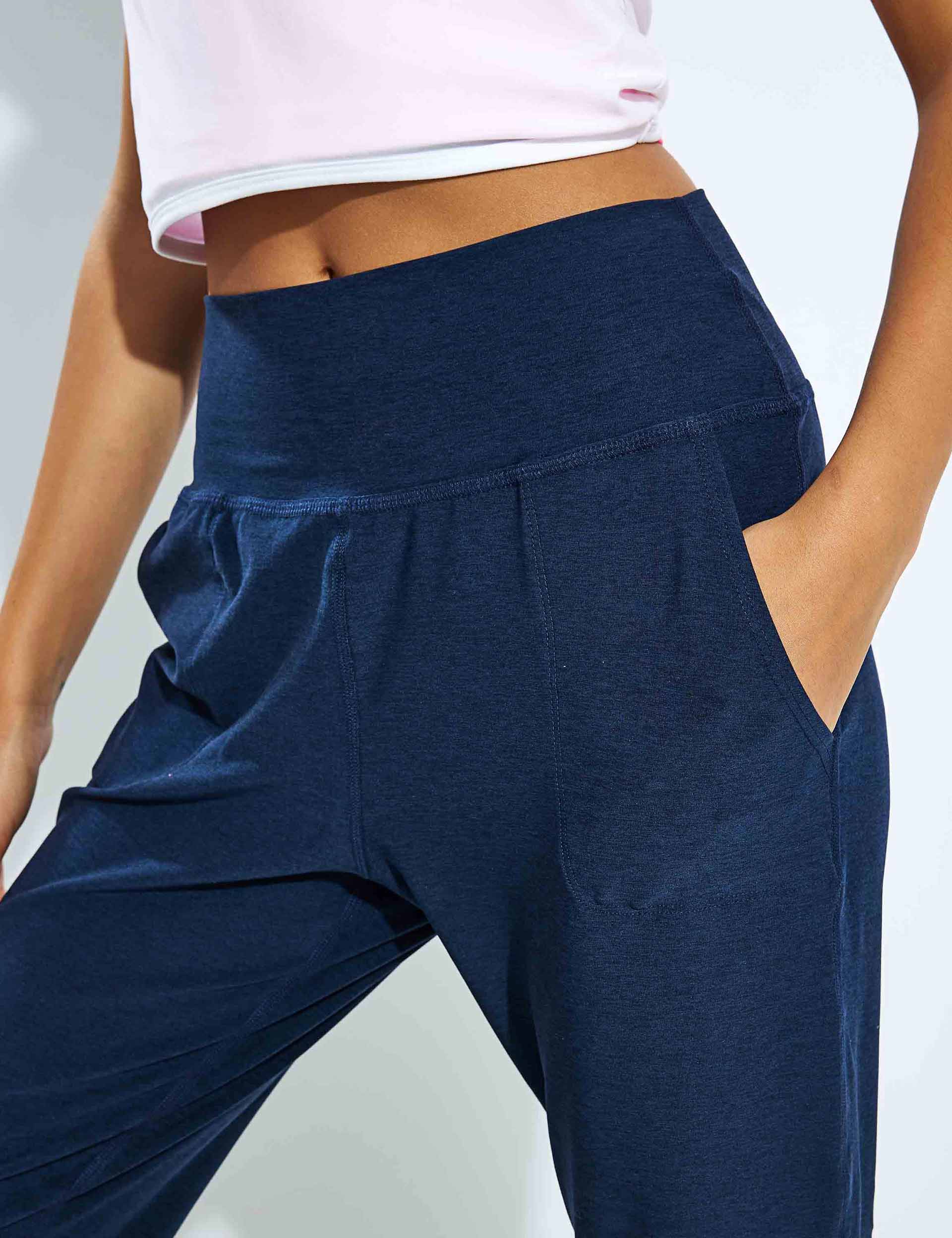 Beyond Yoga Spacedye Midi Jogger Nocturnal Navy The Sports Edit