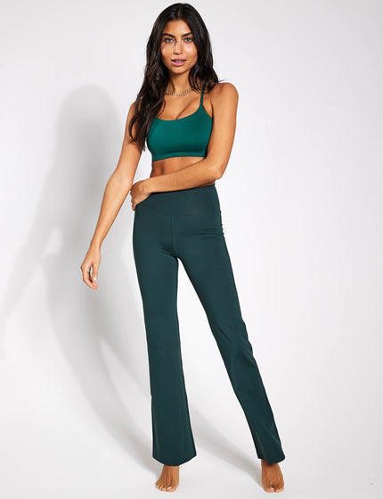 Girlfriend Collective Compressive Flare Legging - Mossimages3- The Sports Edit