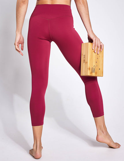 Girlfriend Collective FLOAT High Waisted Legging - Rhododendronimages2- The Sports Edit