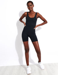ボトムス twin collective 3y Girlfriend Collective | Bike Unitard - Black | The Sports Edit