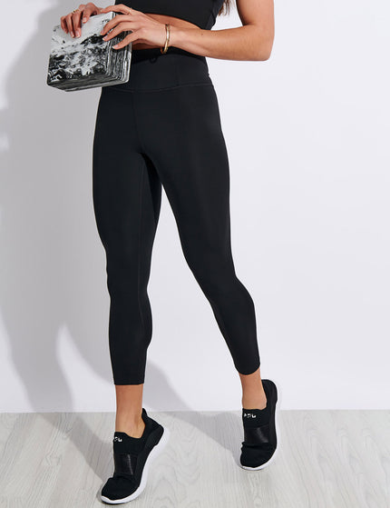 Girlfriend Collective FLOAT High Waisted 7/8 Legging - Blackimages1- The Sports Edit