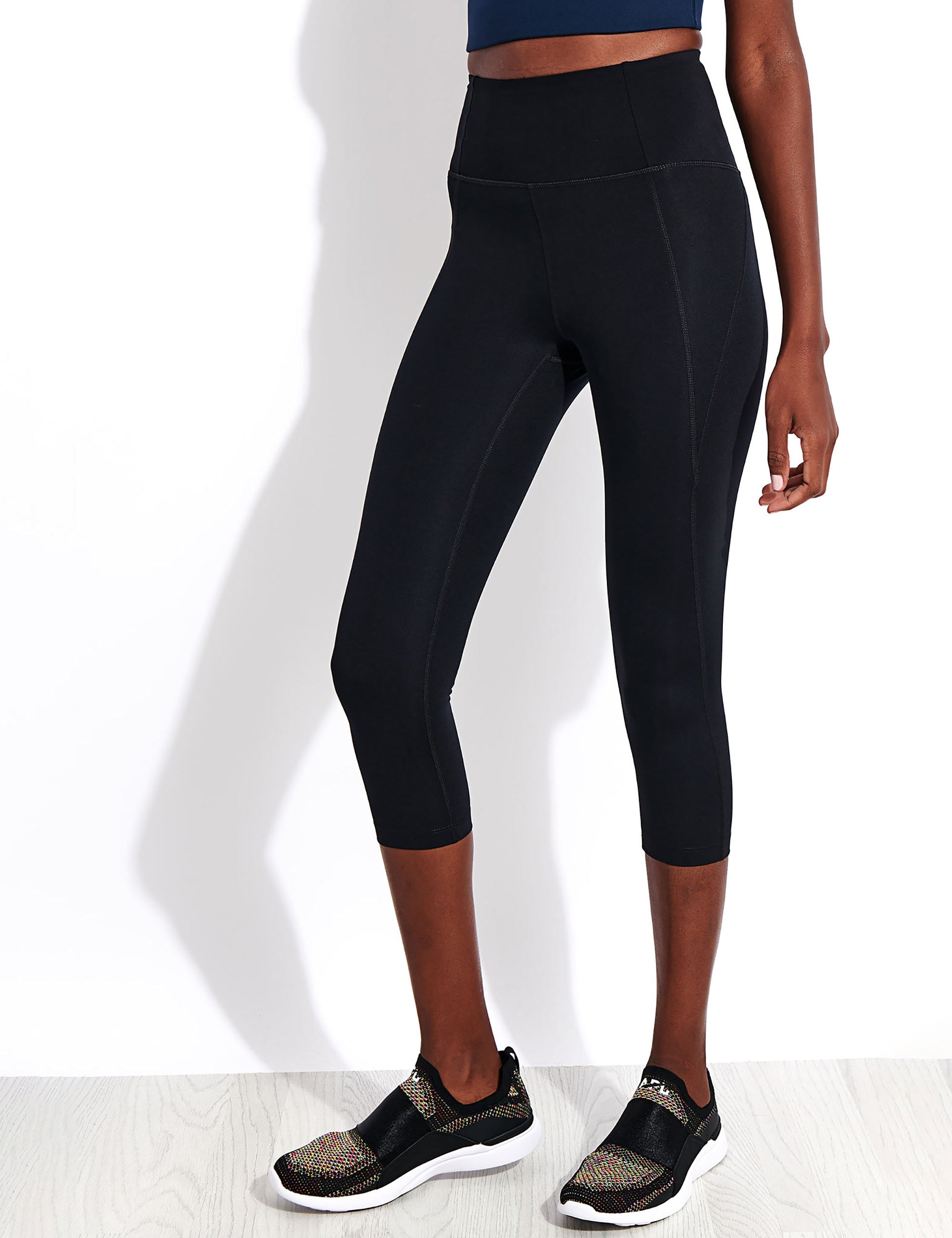 Compressive High Waisted Capri Legging