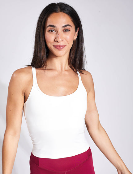 Girlfriend Collective Gemma Scoop Tank - Ivoryimages1- The Sports Edit