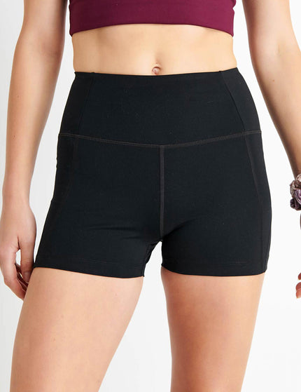 Girlfriend Collective High Waisted Run Short - Blackimages1- The Sports Edit