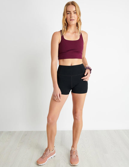 Girlfriend Collective High Waisted Run Short - Blackimages2- The Sports Edit