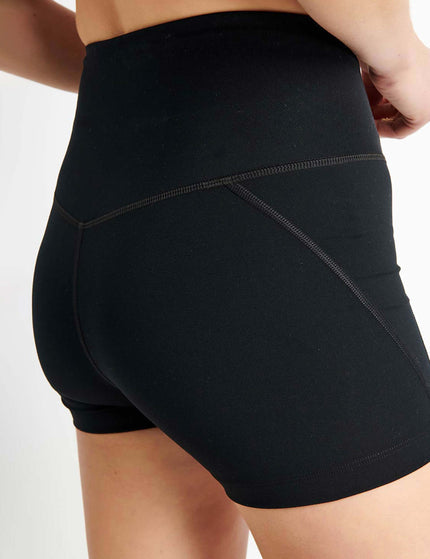 Girlfriend Collective High Waisted Run Short - Blackimages4- The Sports Edit