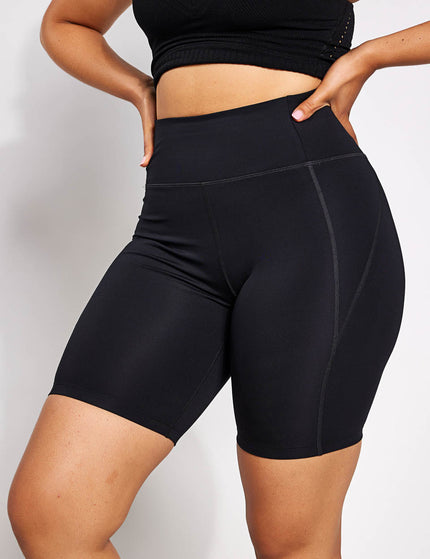 Girlfriend Collective High Waisted Bike Short - Blackimages1- The Sports Edit
