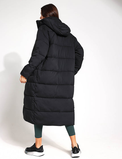 Girlfriend Collective Long Puffer Jacket - Blackimages2- The Sports Edit