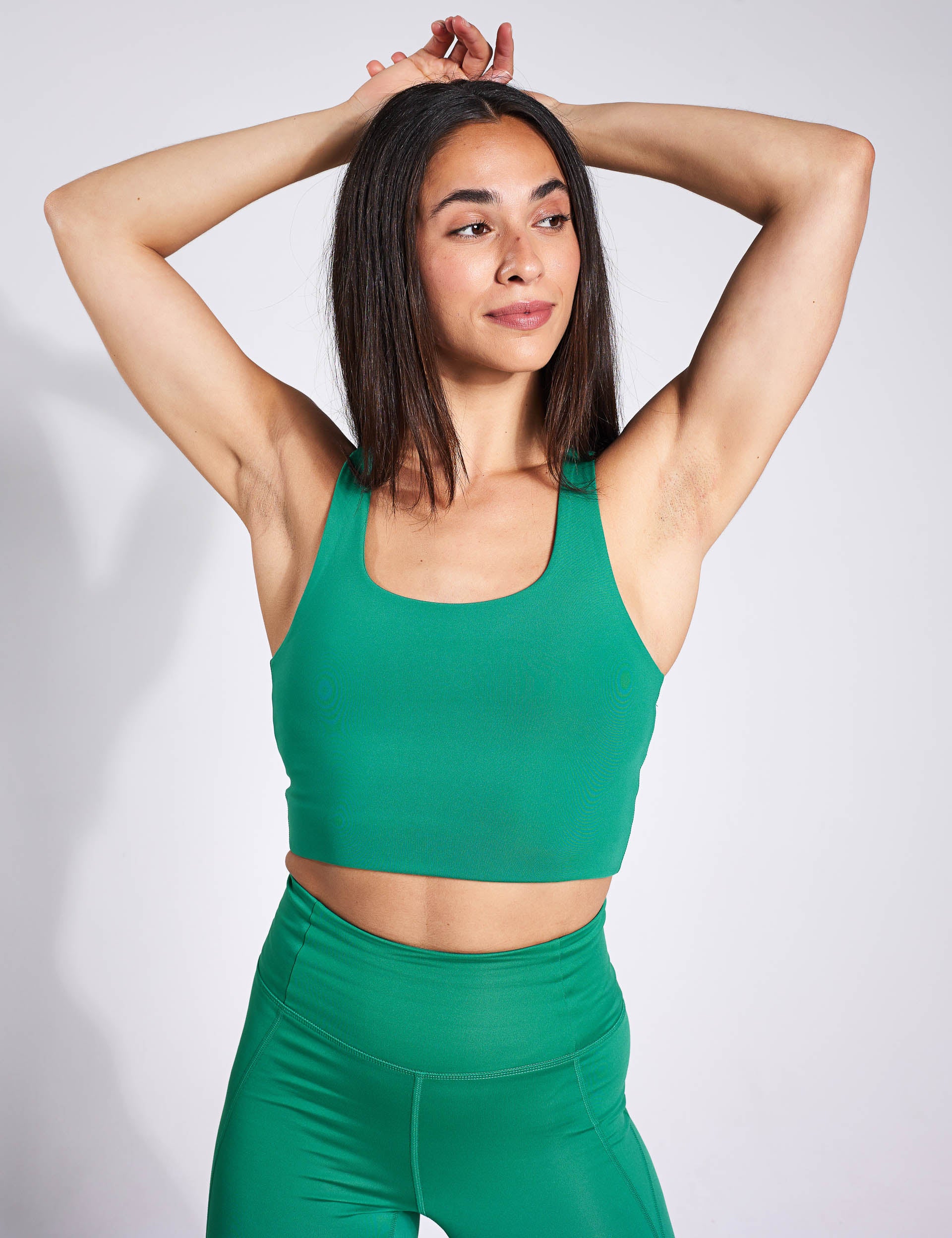 NWT Girlfriend Collective Paloma Sports Bra Size Medium- Green