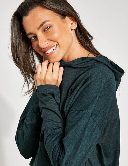 Girlfriend Collective ReSet Hoodie - Mossimages4- The Sports Edit