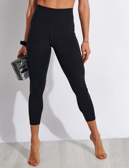 Girlfriend Collective Compressive High Waisted 7/8 Legging - Blackimages1- The Sports Edit
