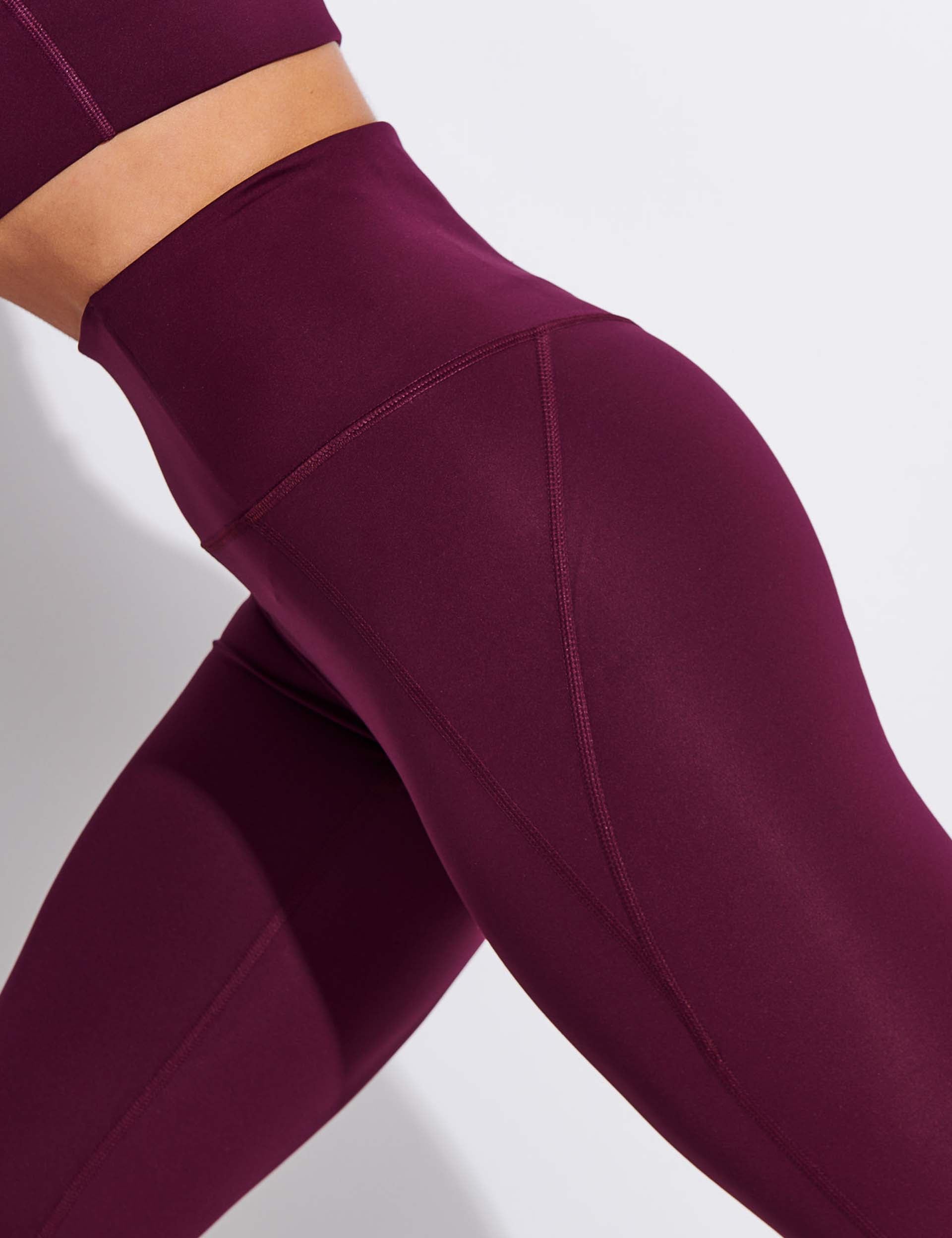 Girlfriend Collective Compressive Legging Plum The Sports Edit