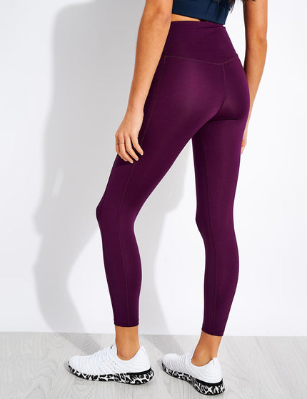 Girlfriend Collective High Waisted 7/8 Pocket Legging - Plumimages2- The Sports Edit