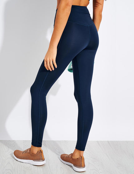 Girlfriend Collective High Waisted Pocket Legging - Midnightimages3- The Sports Edit