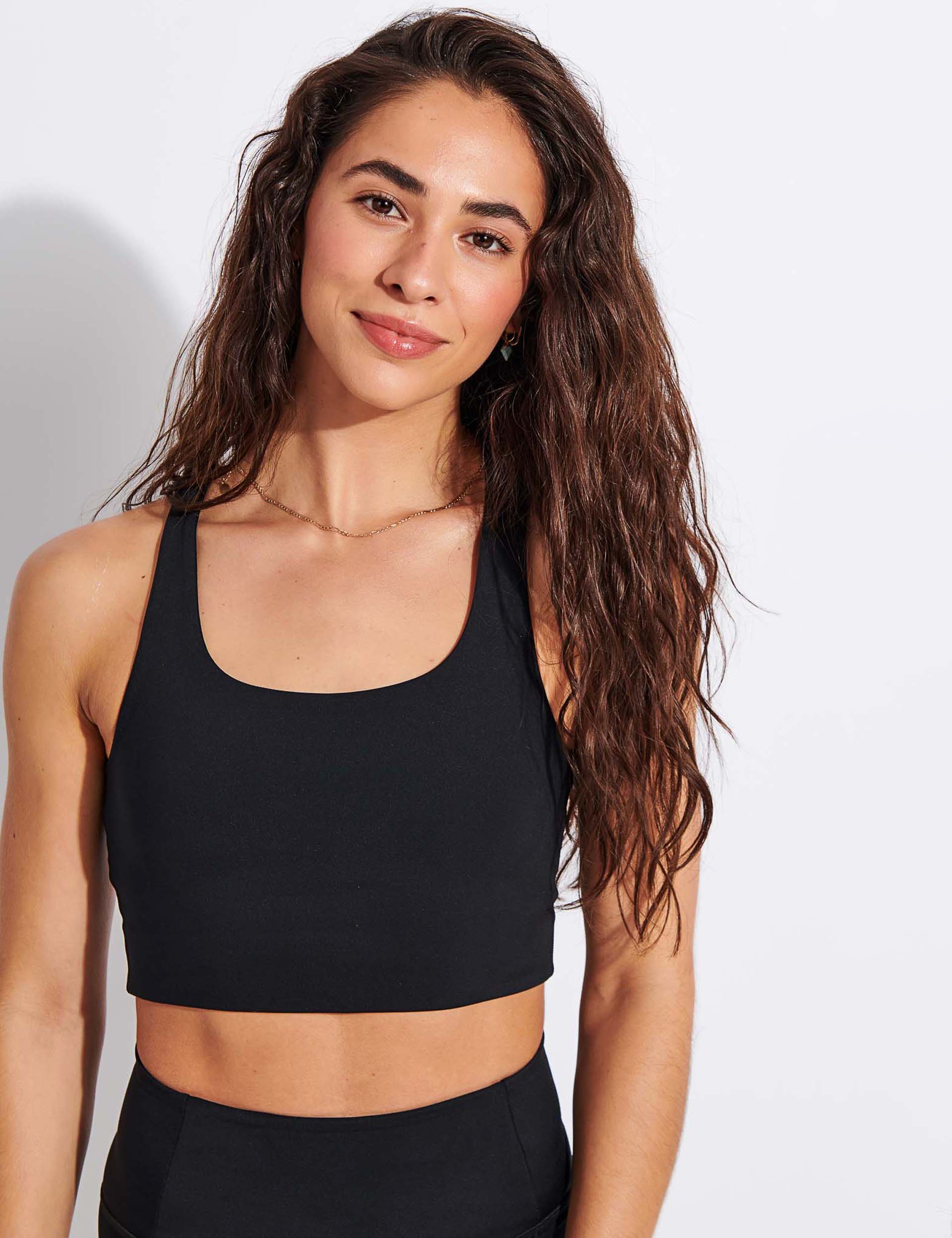 Girlfriend Collective | Paloma Bra Classic - Black | The Sports Edit