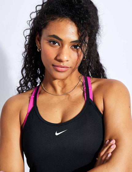 Nike Dri-FIT One Elastika Tank - Black/Whiteimages3- The Sports Edit