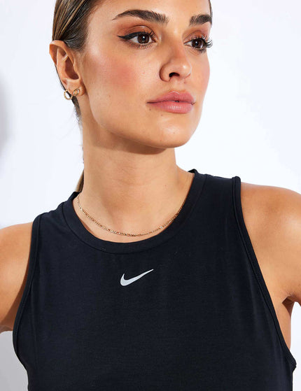 Nike Dri-FIT One Luxe Tank - Black/Reflective Silverimages4- The Sports Edit