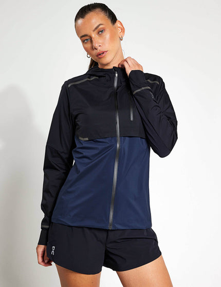 ON Running Weather Jacket - Black/Navyimages1- The Sports Edit
