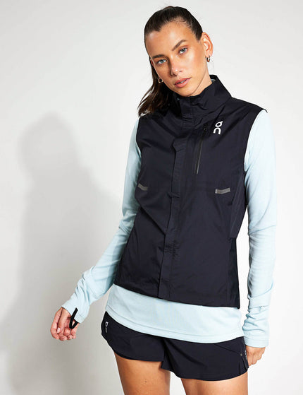 ON Running Weather Vest - Blackimages1- The Sports Edit