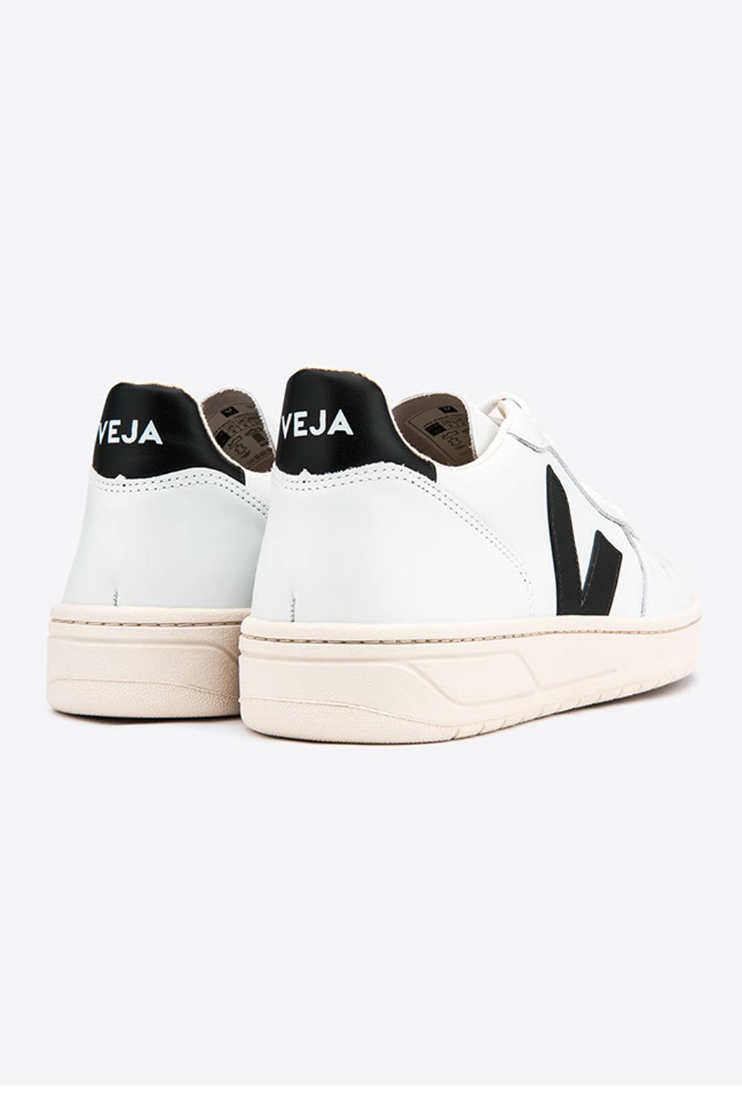 V 10 Leather Extra White Black