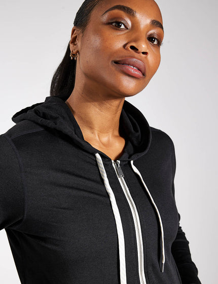 Vuori Halo Performance Hoodie 2.0 - Black Heatherimages6- The Sports Edit