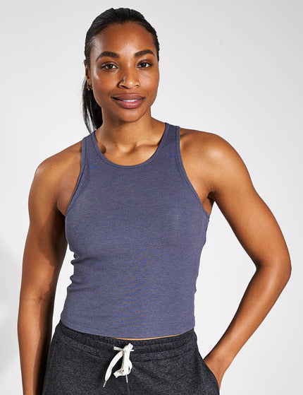 Vuori Mudra Plyo Tank - Azure Heatherimages1- The Sports Edit