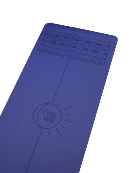 Yogi Bare Paws Natural Rubber Yoga Mat 4mm - Blueimages2- The Sports Edit