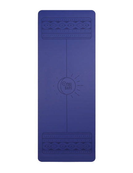 Yogi Bare Paws Natural Rubber Yoga Mat 4mm - Blueimages1- The Sports Edit