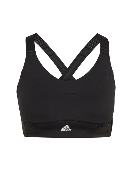 Adidas FastImpact Luxe Run High-Support Bra - Black/Whiteimages7- The Sports Edit