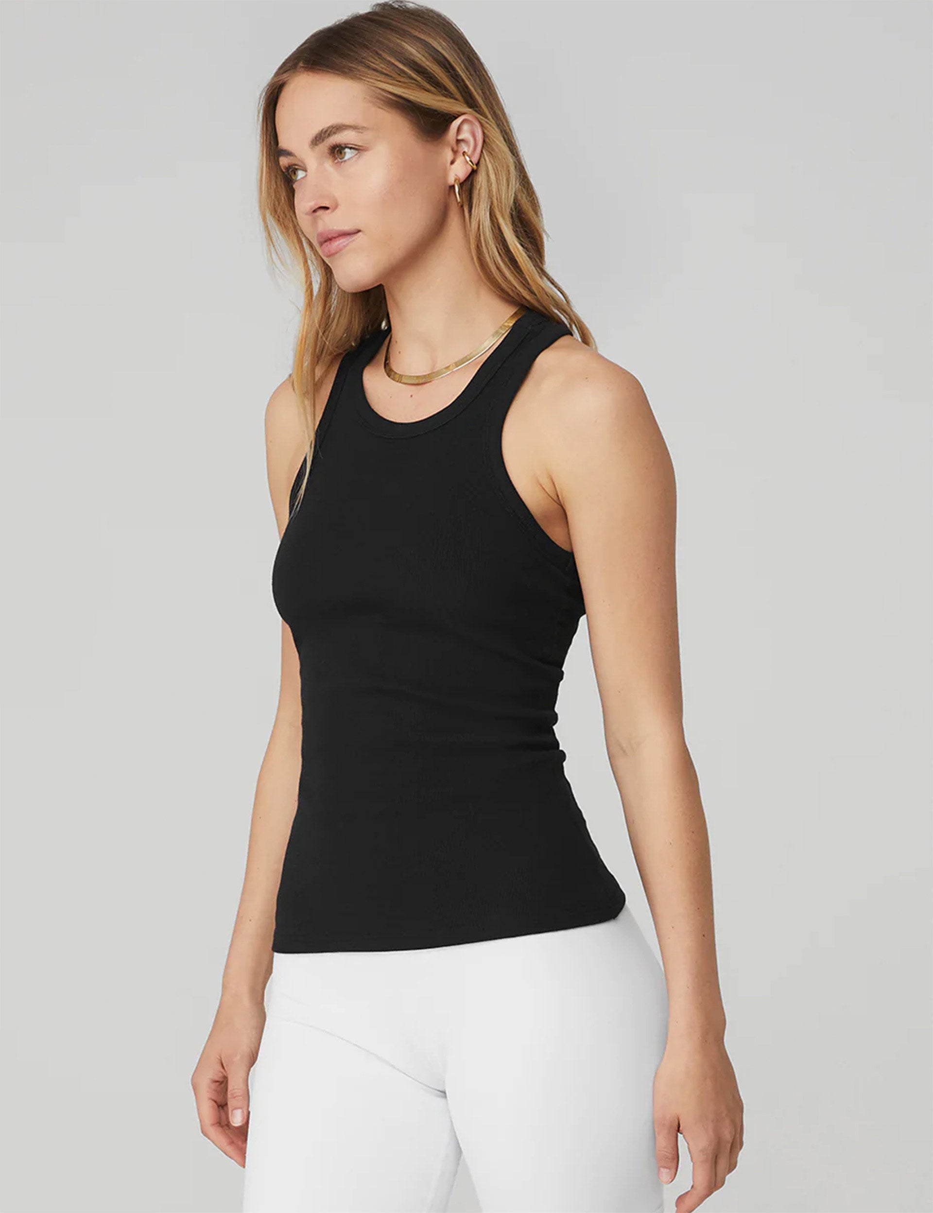 ALO YOGA, 'Aspire' Ribbed Cropped Tank Top, Women