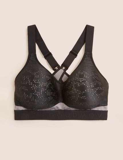 Goodmove Freedom To Move High Impact Sports Bra A-E - Black Miximages7- The Sports Edit