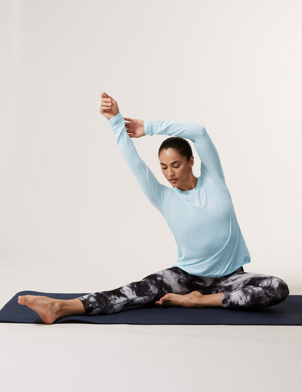 Goodmove YOGA LONG SLEEVE TOP POWDER BLUEimages4- The Sports Edit