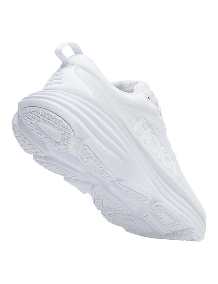 HOKA Bondi 8 - White/Whiteimages2- The Sports Edit