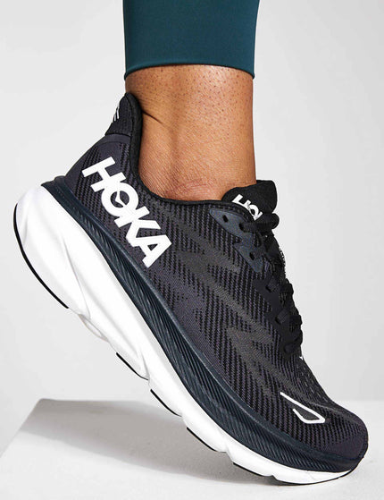 HOKA Clifton 9 - Black/Whiteimages2- The Sports Edit