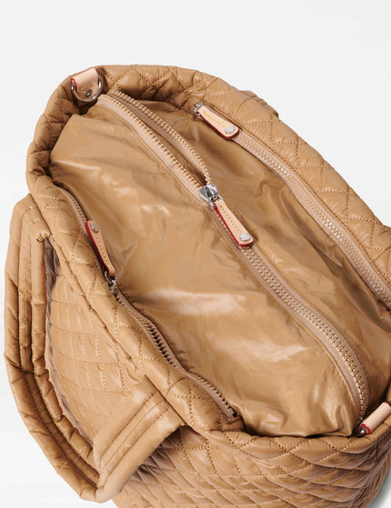 MZ Wallace Medium Metro Tote Deluxe - Caramelimages4- The Sports Edit