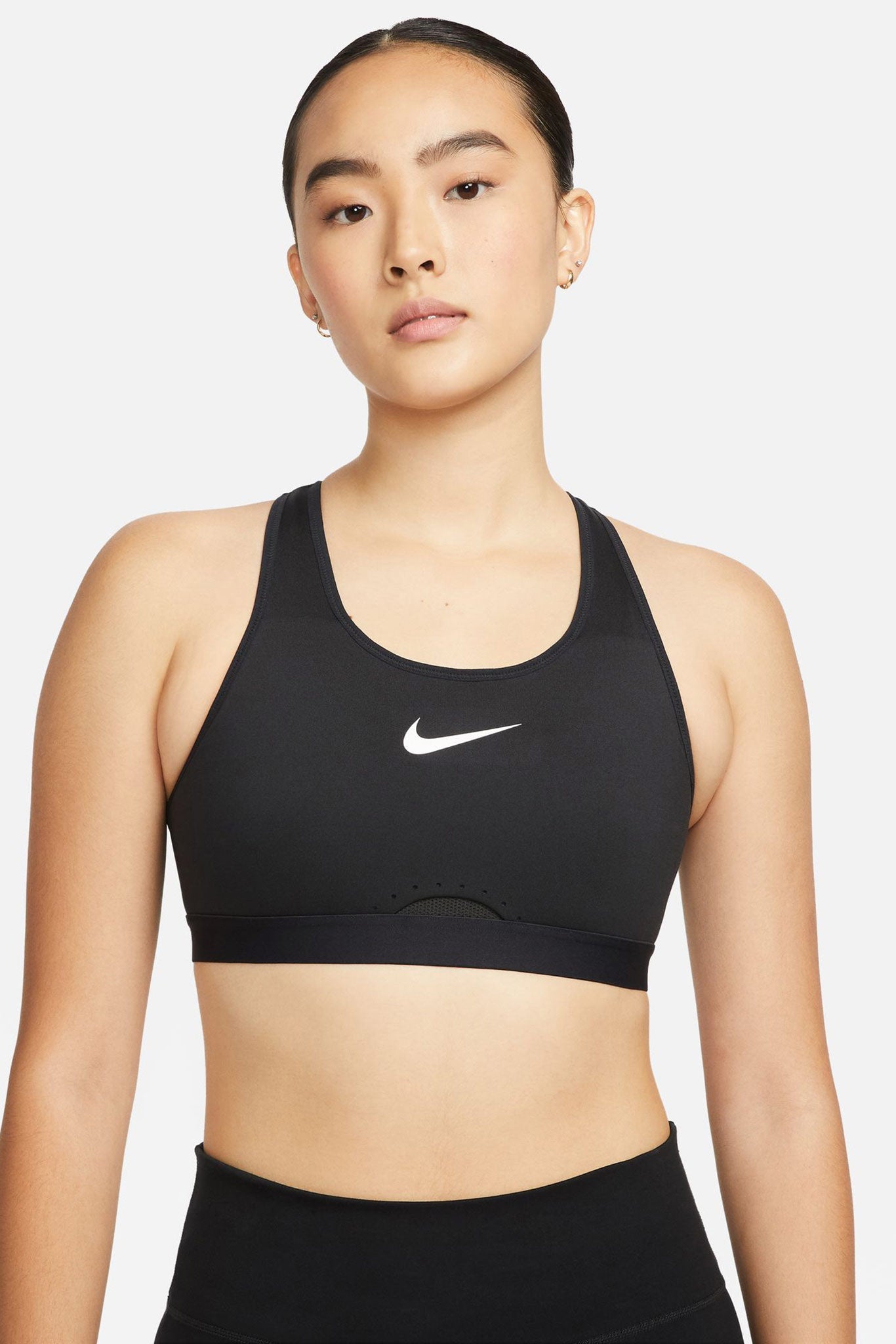 Nike® Pro Dri-FIT Graphic Cropped Top Bra DM7689 Black/White Women’s SZ XL  1X