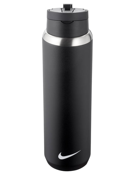 Nike Recharge Stainless Steel Straw Bottle - Black | 710mlimages1- The Sports Edit