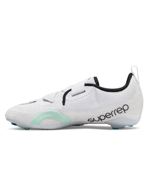 SuperRep Cycle 2 Next Nature Shoes - White/Metallic Silver/Mint Foam