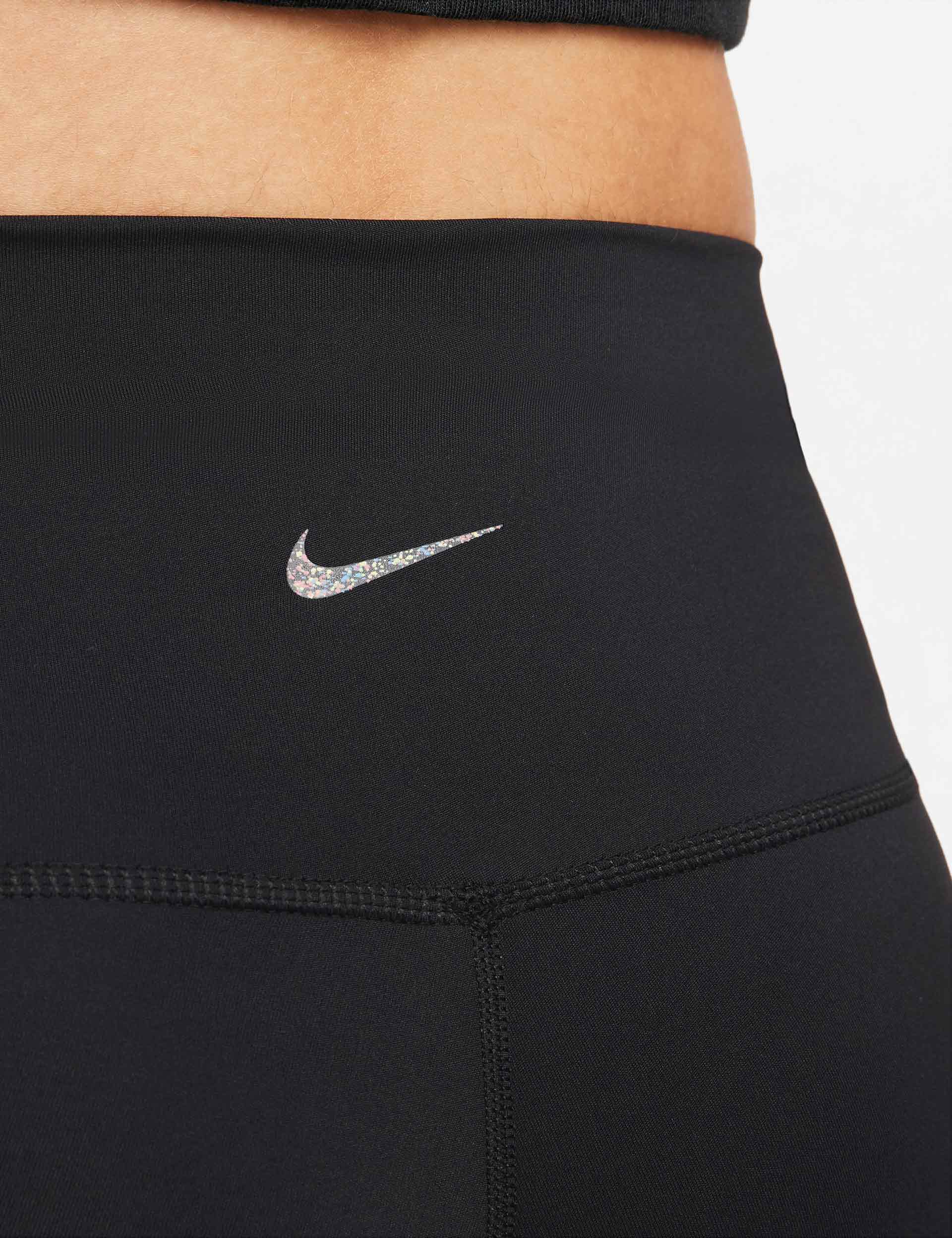 Nike | Yoga Dri-FIT 7/8 Leggings - Black/Iron Grey | The Sports Edit