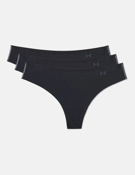 Under Armour Pure Stretch Thong Underwear 3-Pack - Blackimages1- The Sports Edit