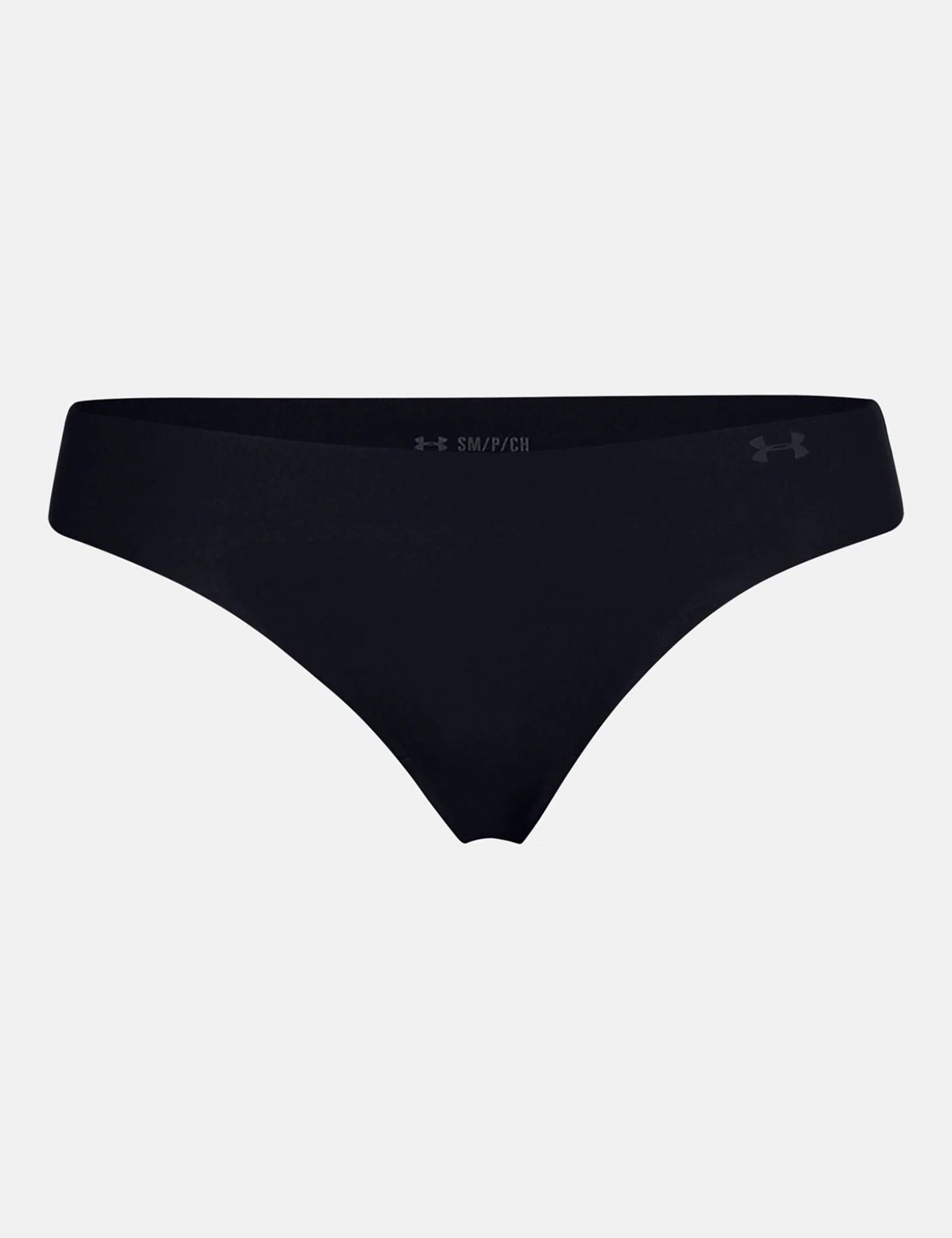 Under Armour, Pure Stretch Thong 3-Pack - Black