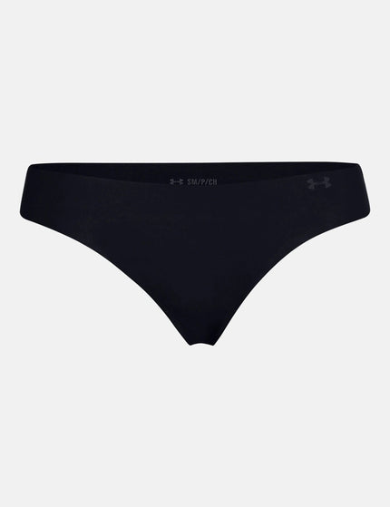 Under Armour Pure Stretch Thong Underwear 3-Pack - Blackimages4- The Sports Edit